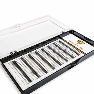 Closed fan lash extensioins thickness 0.07